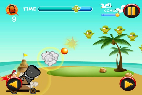 Parrots invasion - The Carribean Pirates fast shooting spree - Free Edition screenshot 2