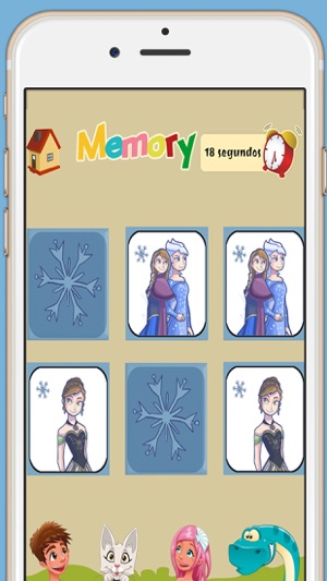 Memory game for girls: Ice Princess - learning game for girl(圖5)-速報App