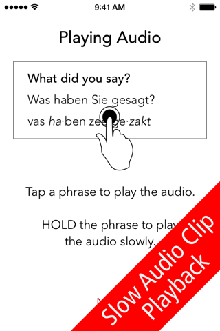 SpeakEasy German Phrasebook screenshot 4