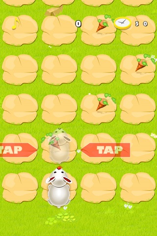 Bunny Hopper - Jump from Tile to White Tile and Pick up the Easter Carrots without tap or touch blank spaces screenshot 2