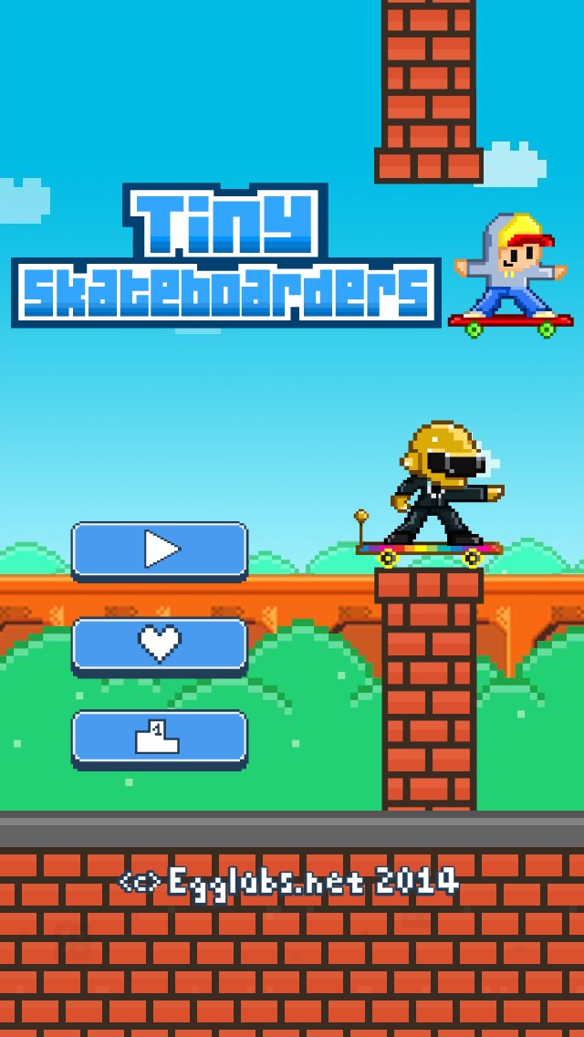 TINY SKATEBOARDERS – PLAY FREE 8-BIT PIXEL GAMES 1.0 IOS