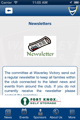 Waverley Victory Football Club screenshot 2