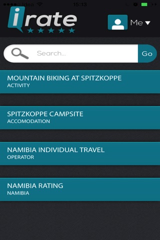 iRate Namibia screenshot 2