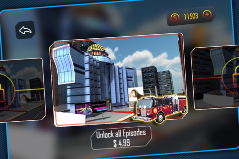 3D Fire Truck Parking Simulator HD -Real Fire Smasher screenshot 4