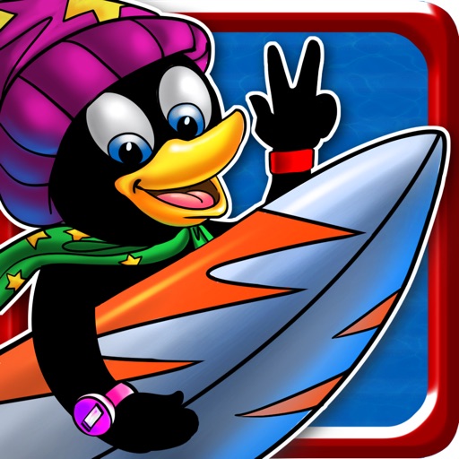 Super Surfer Penguin - Crazy Wave Surfing Dash (Free Game) iOS App