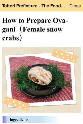 Tottori Prefecture - The Food Capital of Japan, “How to Prepare Oya-gani (Female snow crabs) screenshot 2