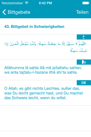 Hisnul Muslim - Bittgebete für den Alltag screenshot 4