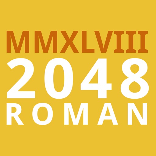 MMXLVIII - 2048 Roman Numerals Tile Puzzle Game Icon