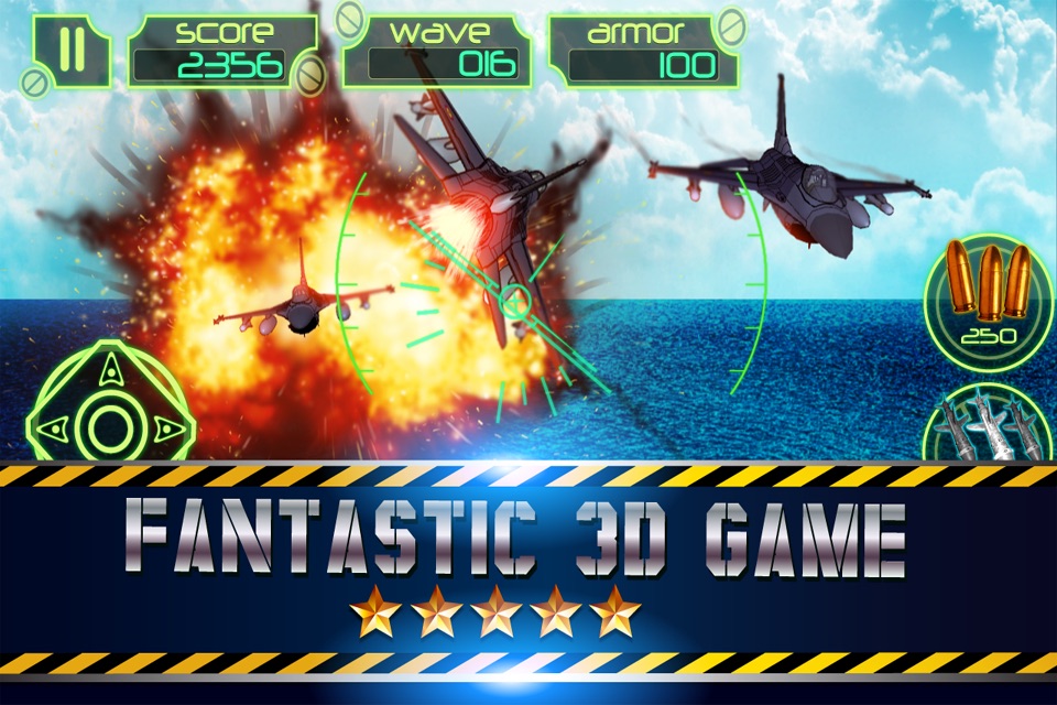 3D Super sonic Jet Fighter - Mig vs Best USAF killer pilots flight sim screenshot 3