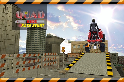 Quad Bike Race Stunt 3D - A crazy stunt bike simulator screenshot 2