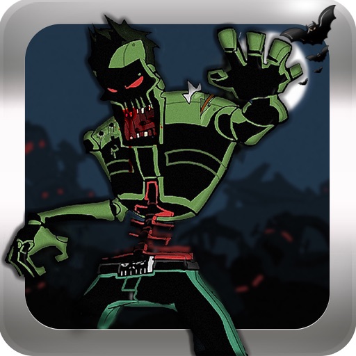 Evil Robot Slings Shot Attack iOS App