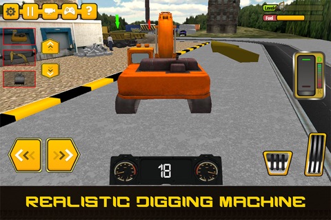 Sand Excavator Construction 3D - Real Trucker and Crane Parking Game screenshot 3