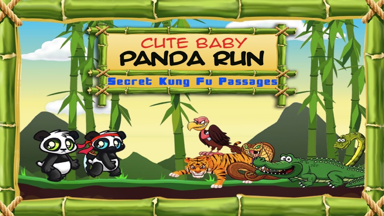 Cute Baby Panda Run: Secret Kung Fu Passages