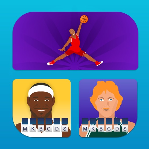Hey! Guess the Basketball Player - Name the pro sports star in this free trivia pic quiz Icon