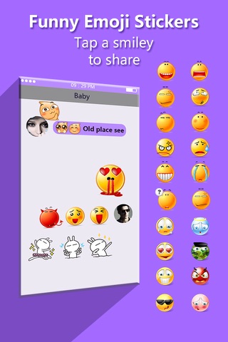 Funny Emoji Stickers Pro - Animated Emoticon & Keyboard Icons for WhatsApp, Telegram & WeChat screenshot 2