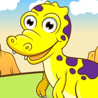 Dinosaurs game for children age 2-5 Train your skills for kindergarten preschool or nursery school with dinos
