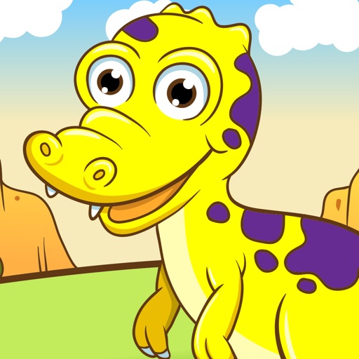 Dinosaurs game for children age 2-5: Train your skills for kindergarten, preschool or nursery school with dinos icon