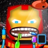 Dentist Kids Super Hero Iron Man versions Games