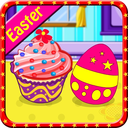 Cooking Creamy Easter Cupcakes-Kids and Girls Games Icon