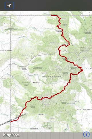 Colorado Backcountry Discovery Route Map screenshot 2