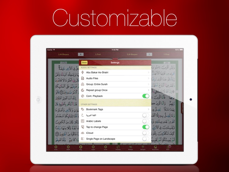 Tajweed Quran for iPad - مصحف التجوید للآيباد screenshot-3