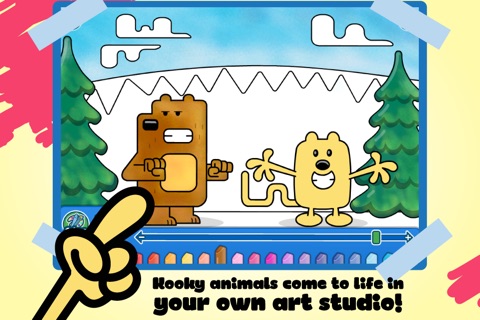 Wubbzy's Animal Coloring Book screenshot 2