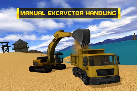 Transport River Sand – 3D City Transporter Truck Driver Simulator Game screenshot 3