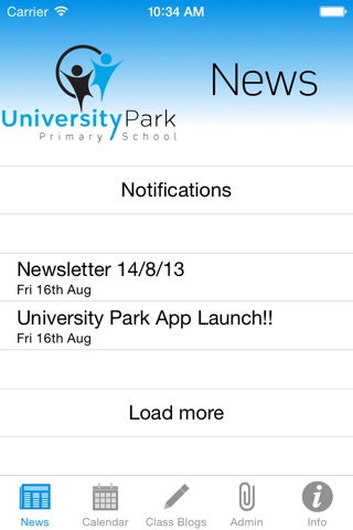 University Park Primary School screenshot 2