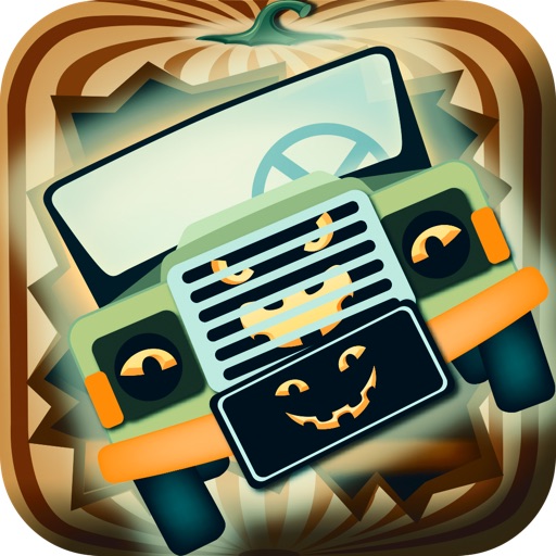 Halloween Car Garage Icon