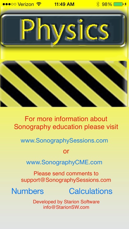 Sonograpy Cheat Sheet: Physics