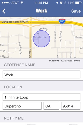 Proximity Log - Automated Location based Time Tracker screenshot 3