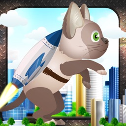 Jetpack Cat Madness: Animal Warriors Adventure