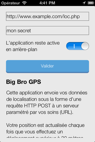 Big Bro GPS screenshot 2
