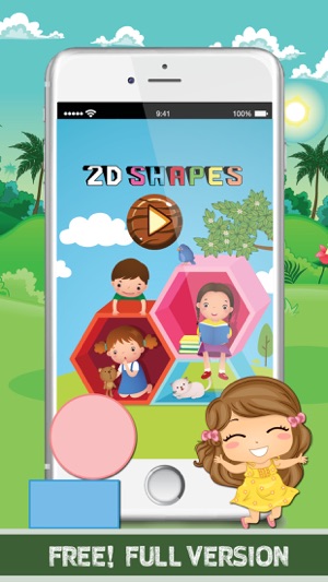 2D Shapes Flashcards: English Vocabulary Learning Free For T(圖1)-速報App