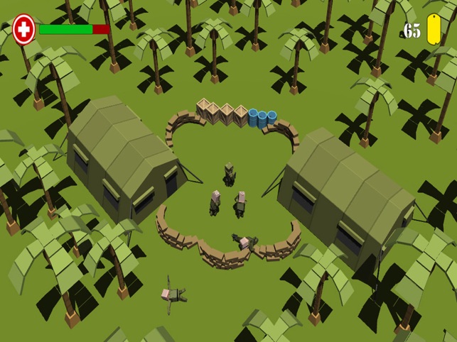 Blocky Fodder, game for IOS