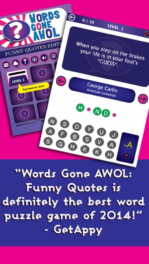 Words Gone AWOL - Funny Quotes(圖1)-速報App