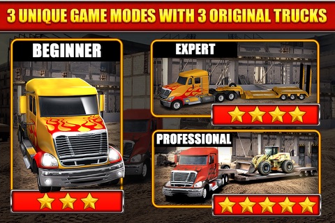 3D Construction Parking Simulator - Realistic Monster Truck Park Sim Run Games screenshot 3
