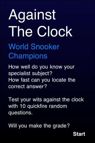 Against the Clock - World Snooker Champions screenshot 2