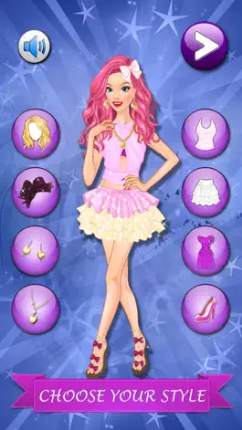 Game screenshot Cute Blonde Girl Sweet Dress - Makeover game for little princesses apk