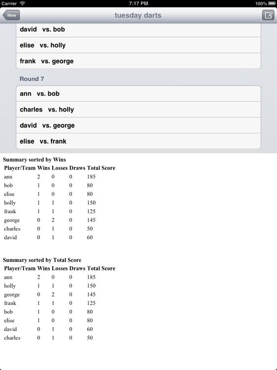 Round Robin for iPad screenshot-3