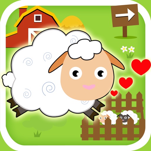 Circle Naughty Sheep Icon