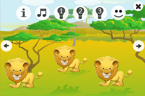Animals! Safari animal learning game for children from age 2: Hear, listen and learn about the wilderness screenshot 2