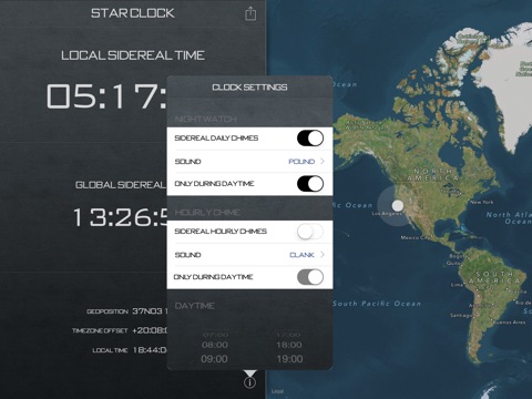 Star Clock HD – Astronomical Sidereal Clock screenshot 2