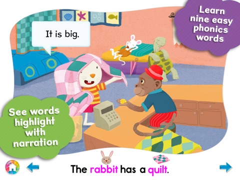 Rabbit's House: Oxford Phonics World eReaders, Level 1 (for iPad) screenshot 3