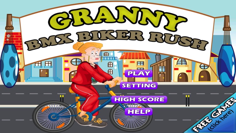 Granny BMX Biker Rush