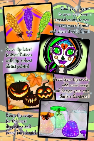 Spooky Princess Fairies Multigame, Make Up & Spa - No Ads screenshot 4