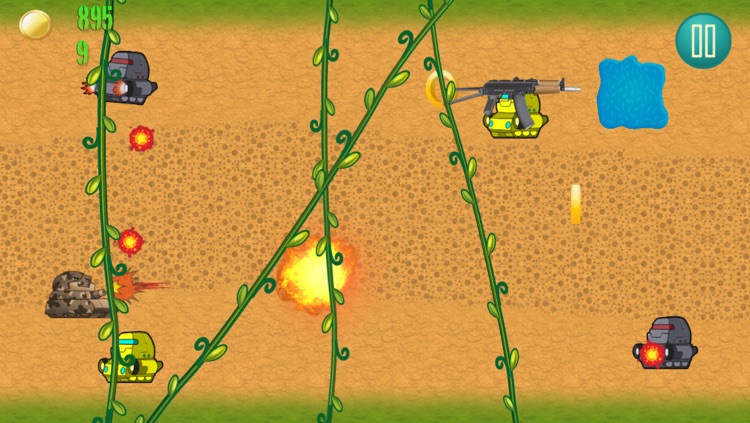 Tiny Tank Battle Warfare Games - War Tanks Gunner Game