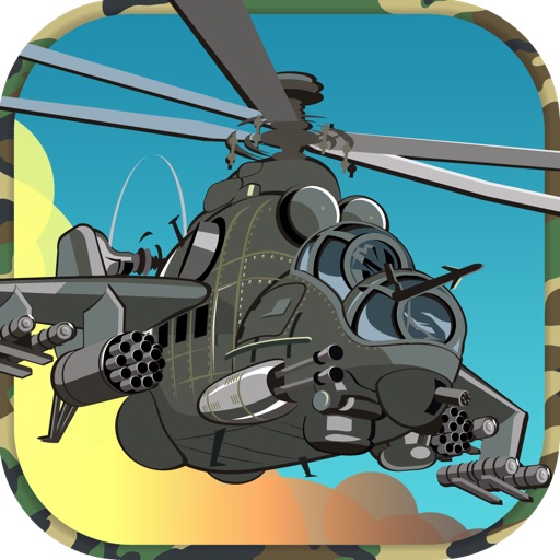 Apache Helicopter Challenge - Extreme Army Combat Tapping Survival Mission Icon