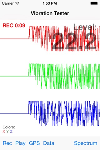 Vibration Tester screenshot 3