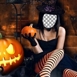 Halloween Face Makeup - Visage Camera to Swap Head in Frame Hole of Pumpkin, Scary  Ghost Images